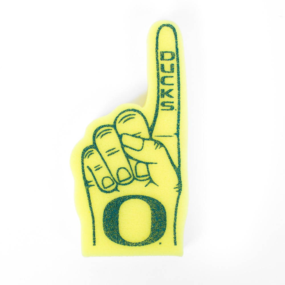Classic Oregon O, Neil, Tailgating, Sports, 6.5", Ducks Spirit, Mini, Foam Finger, 288022, Yellow